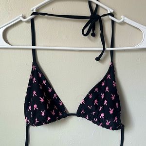 PLAYBOY BUNNY BIKINI TOP SIZE SMALL